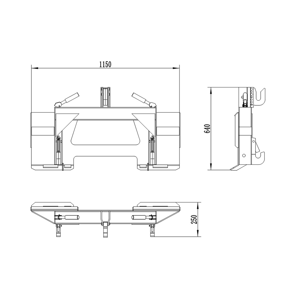 Stiúradh sciorrtha 3 phointe hitch tapaidh details